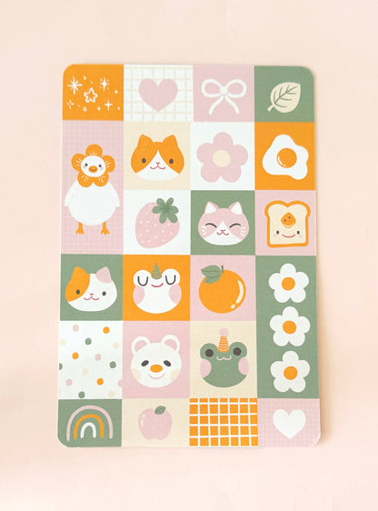 Double-Sided Postcard Print | Tangerine Dreams