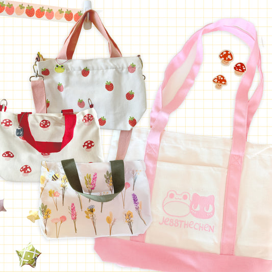 Super Tote Bundle | 4 Tote Bags (Limited to 8 Bundles!)
