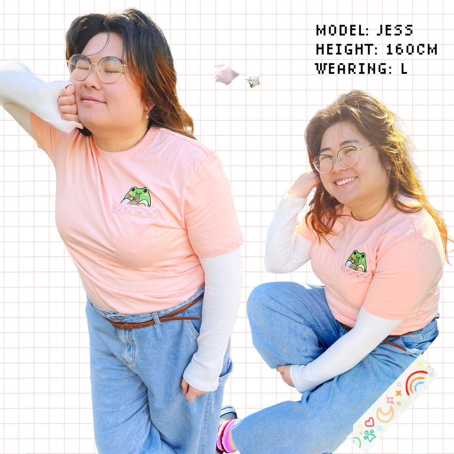 Ramen Duo Deal | Frog & Cat Embroidered Pocket Tee Bundle