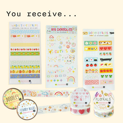 Scrapbooking & Junk Journalling Essentials Bundle