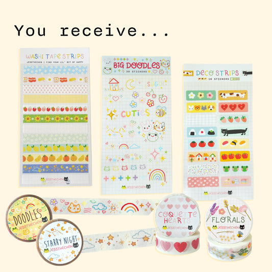 Scrapbooking & Junk Journalling Essentials Bundle