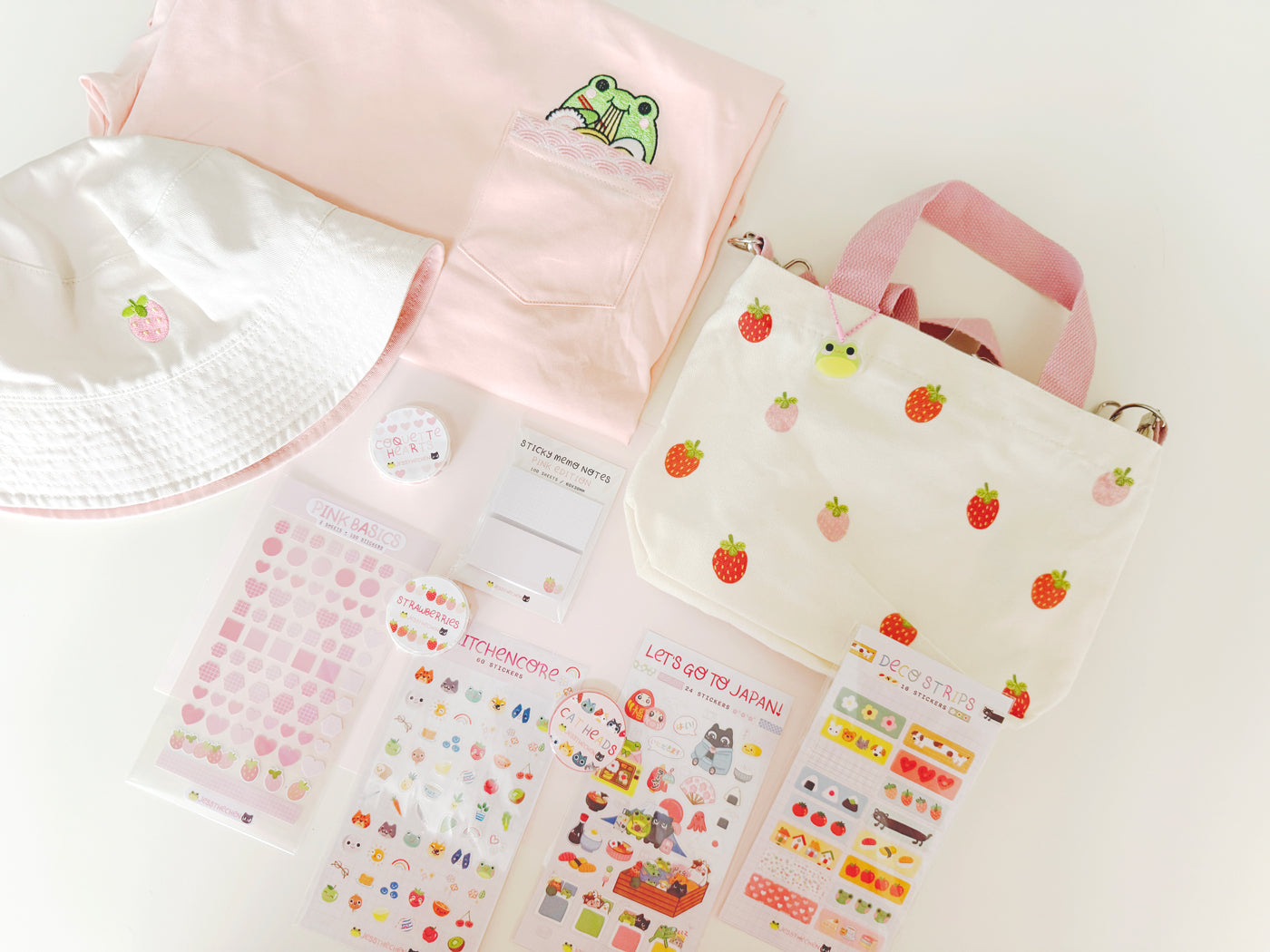 Kawaii Strawberry & Frog