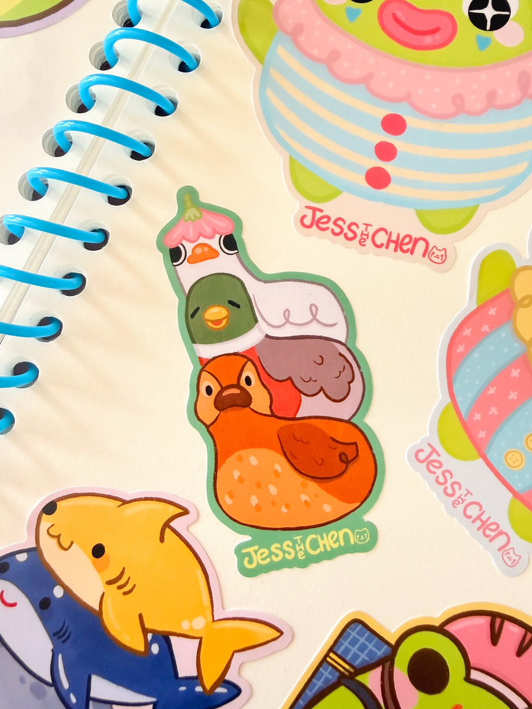 Duck Stack Vinyl Sticker