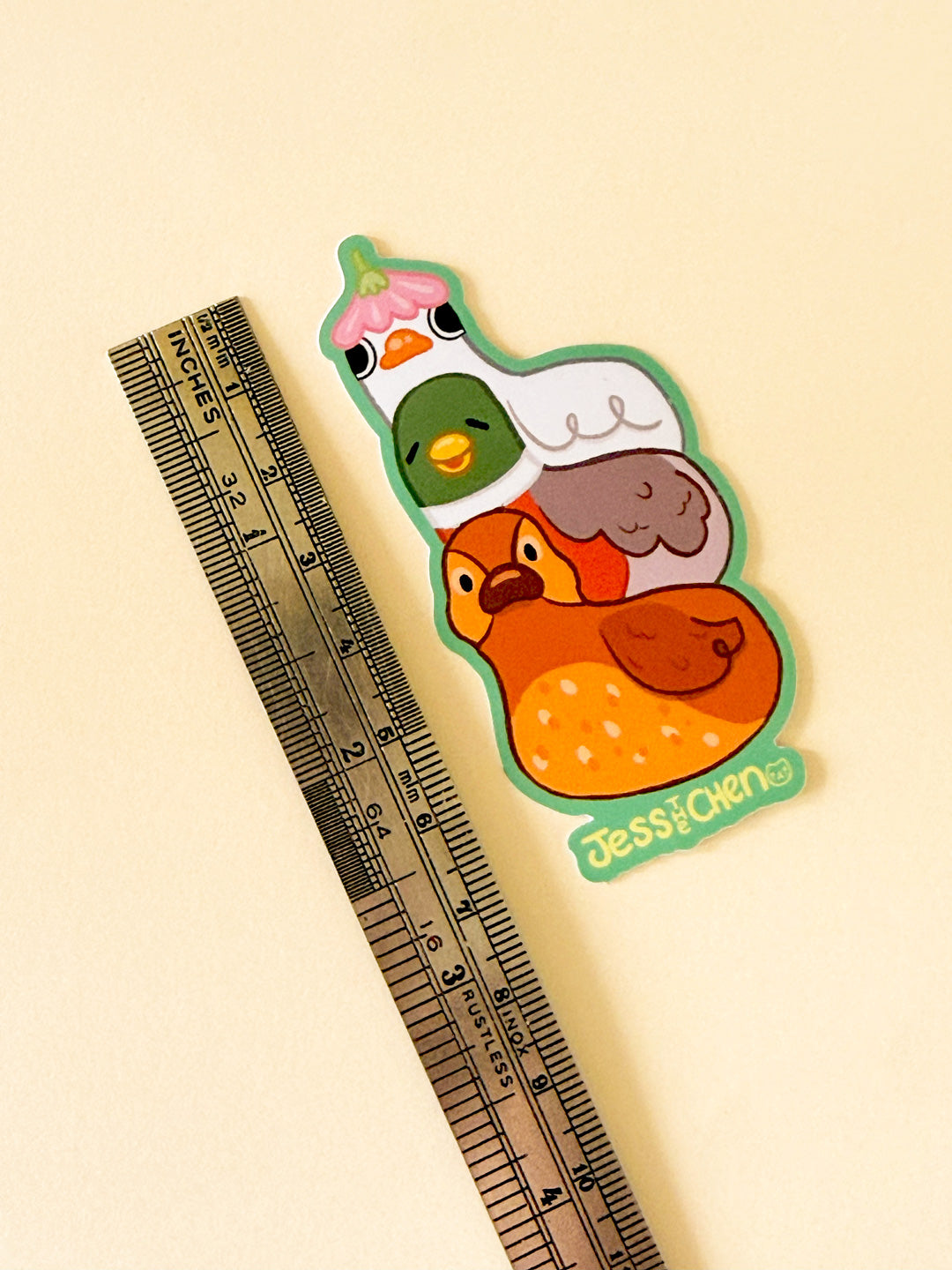 Duck Stack Vinyl Sticker