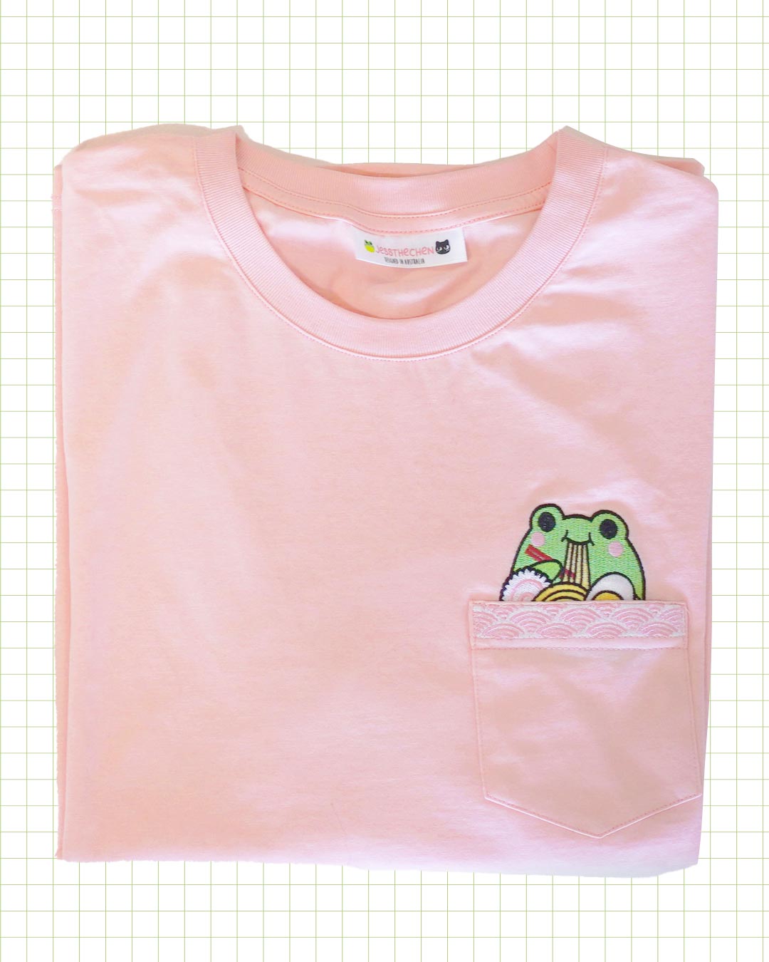 Frog Lover Bundle | Frog Reversible Bucket Hat + Ramen Frog Pocket Tee