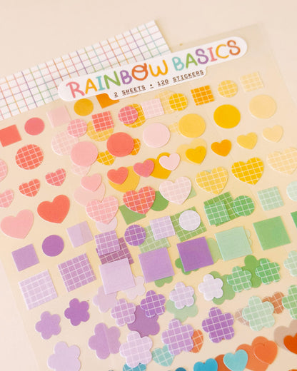 Planner & Calendar Stickers | Rainbow Basics
