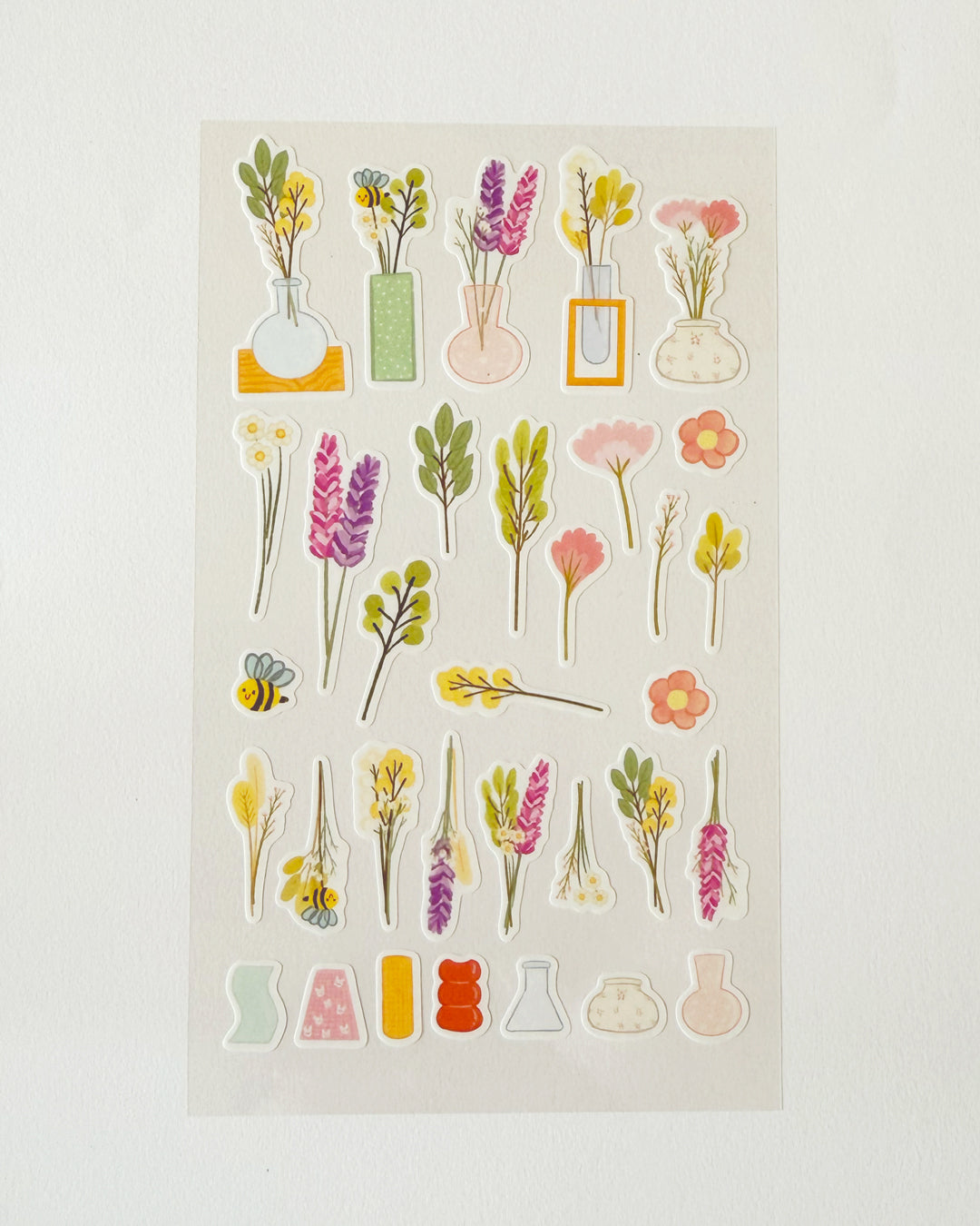 Washi Sticker Sheet | Cafe Florals