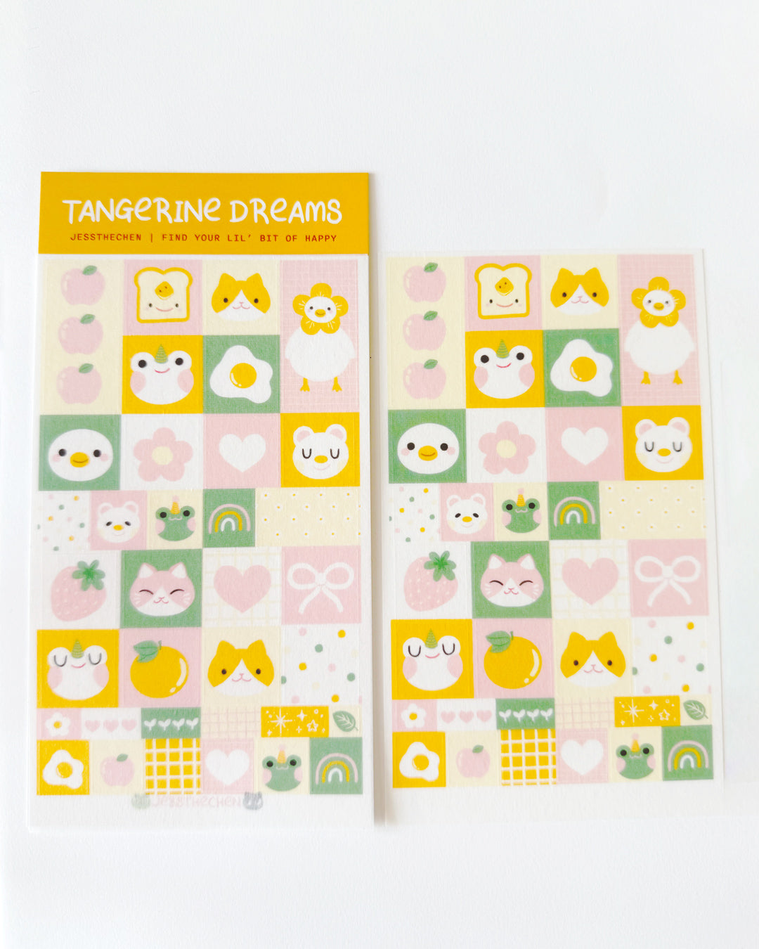Washi Sticker Sheet | Tangerine Dreams