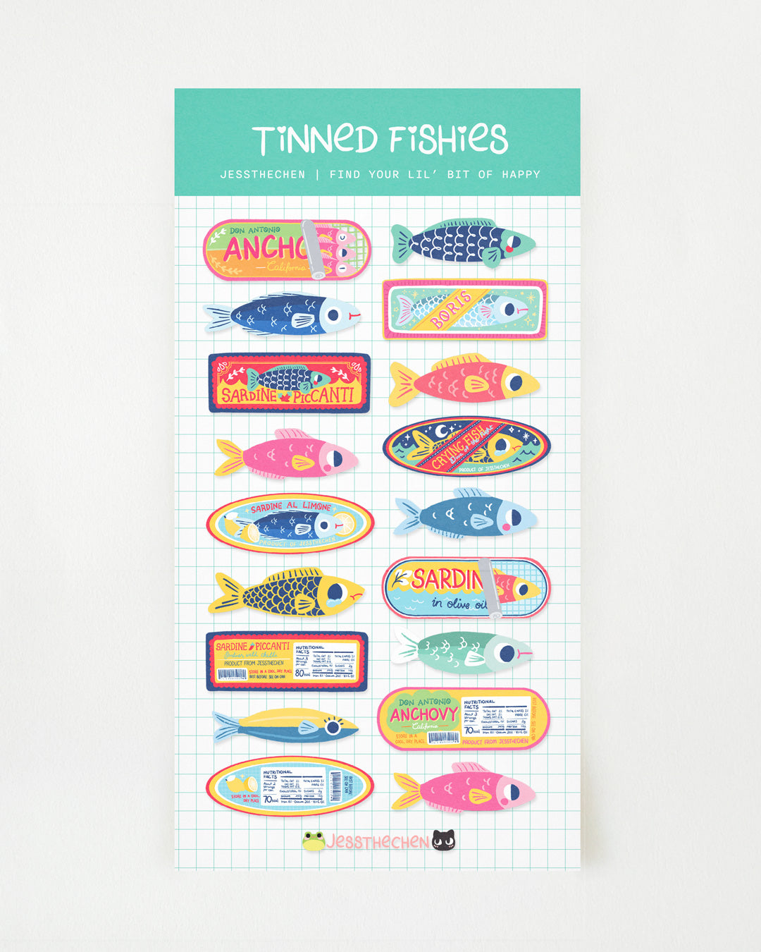 Planner & Calendar Stickers | Tinned Fish
