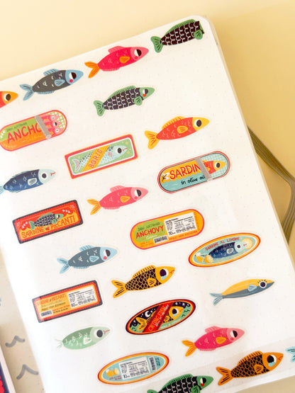 Planner & Calendar Stickers | Tinned Fish