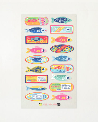 Planner & Calendar Stickers | Tinned Fish
